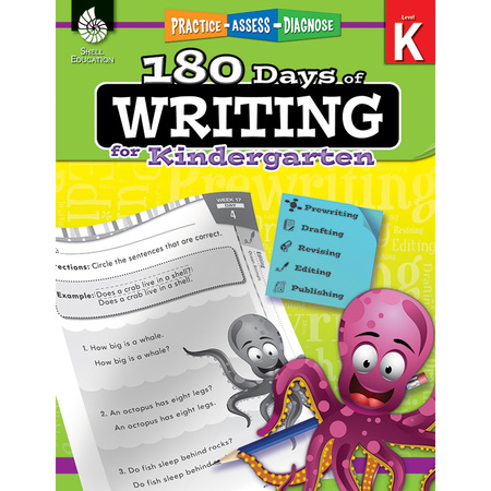 SHELL EDUCATION 180 Days of Writing for Kindergarten 51523